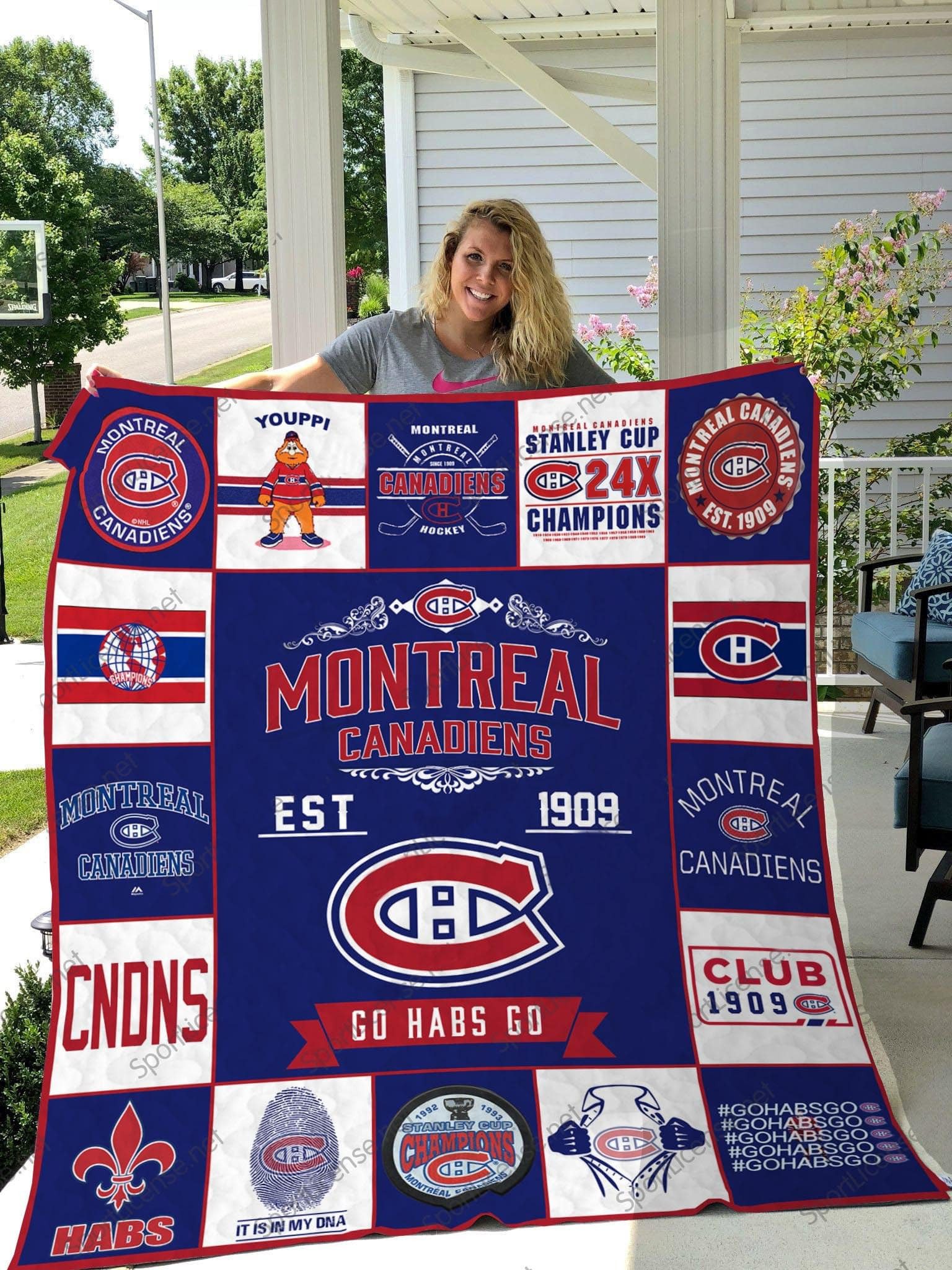 Montreal Canadiens 5 Blanket 1 Montreal Canadiens 5 Blanket