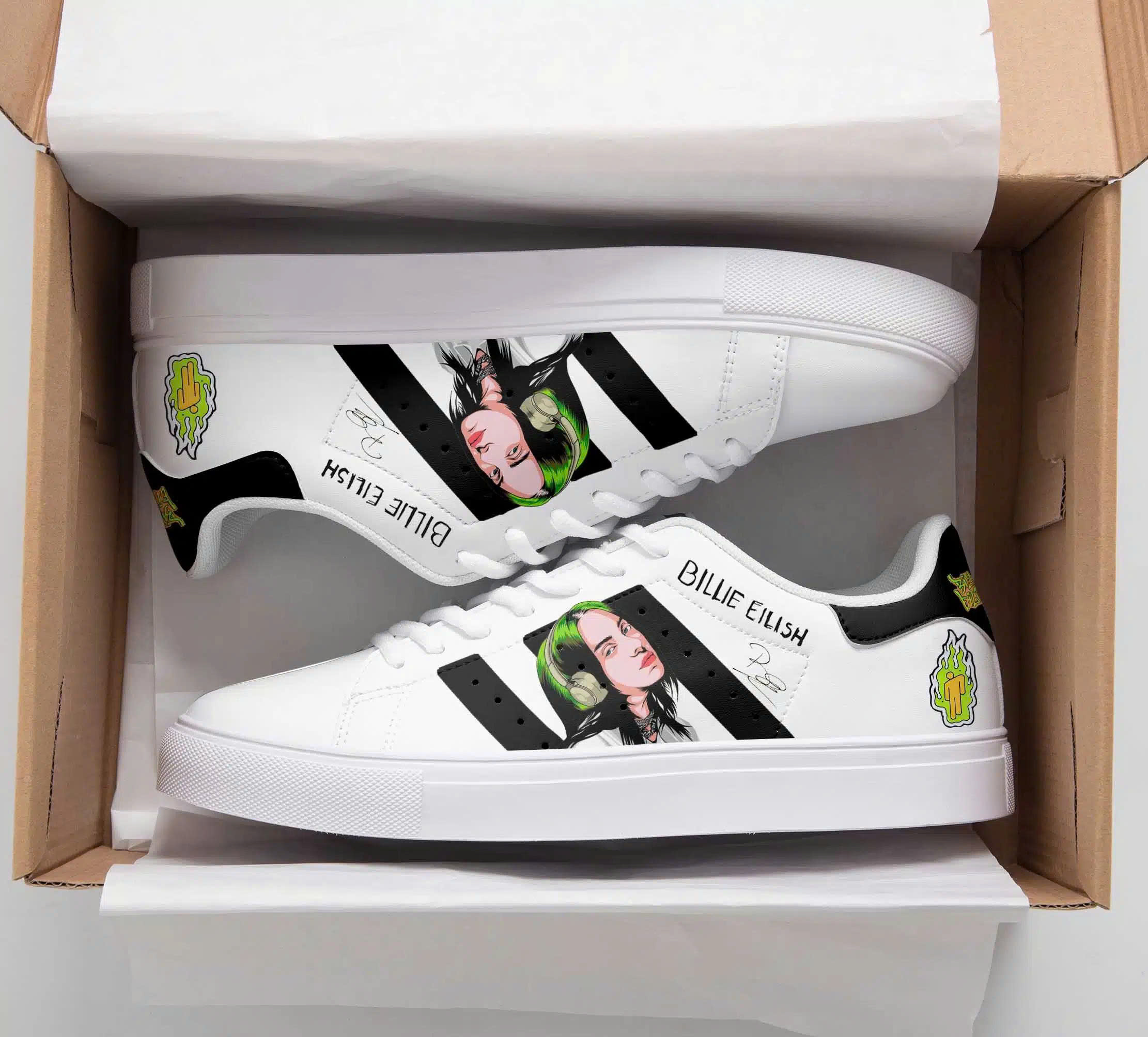 Billie Eilish Stan Smith Shoes 1 Billie Eilish Stan Smith Shoes
