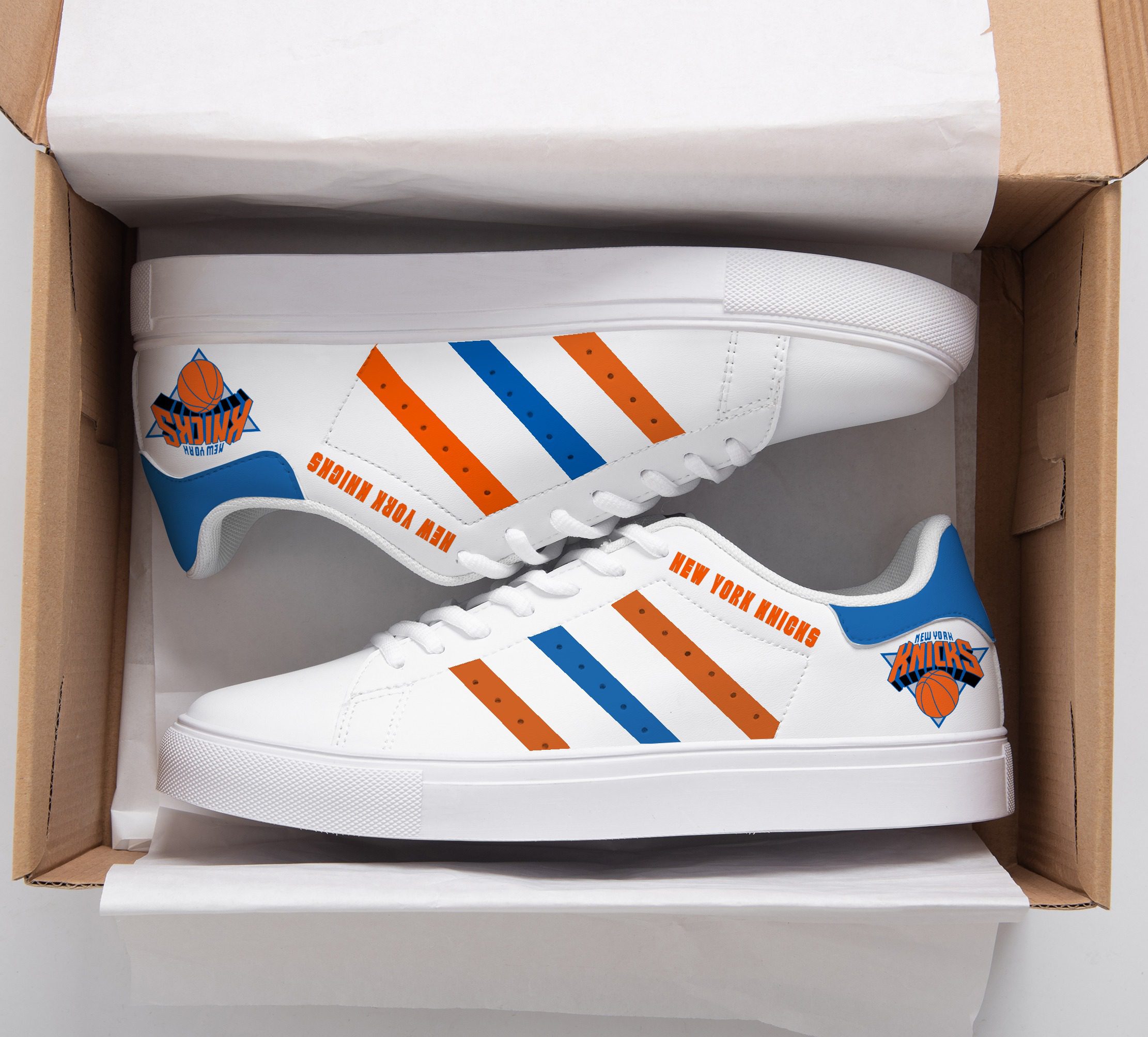 New York Knicks Stan Smith Shoes 1 New York Knicks Stan Smith Shoes