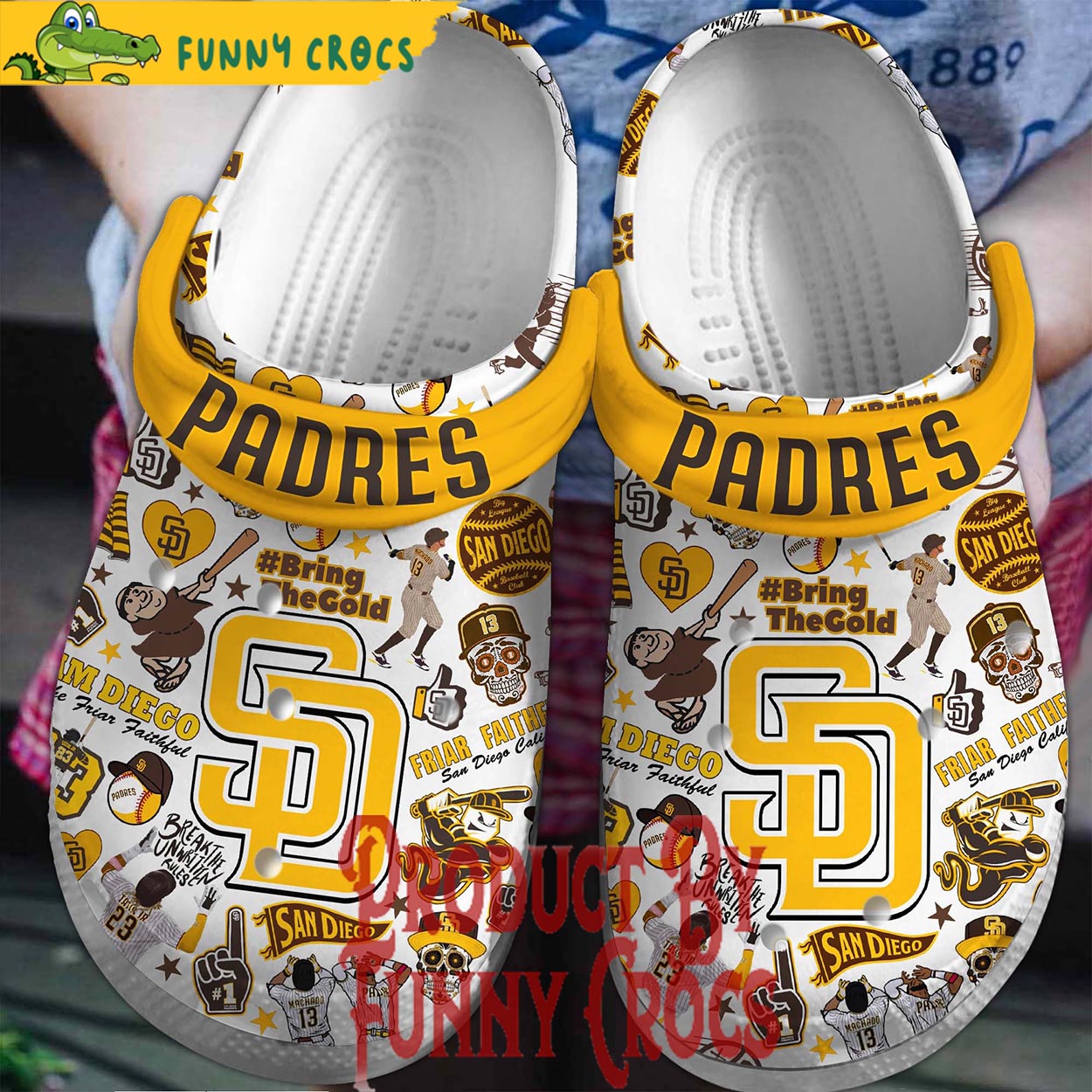 San Diego Padres 1 Soft Clogs 1 San Diego Padres 1 Soft Clogs