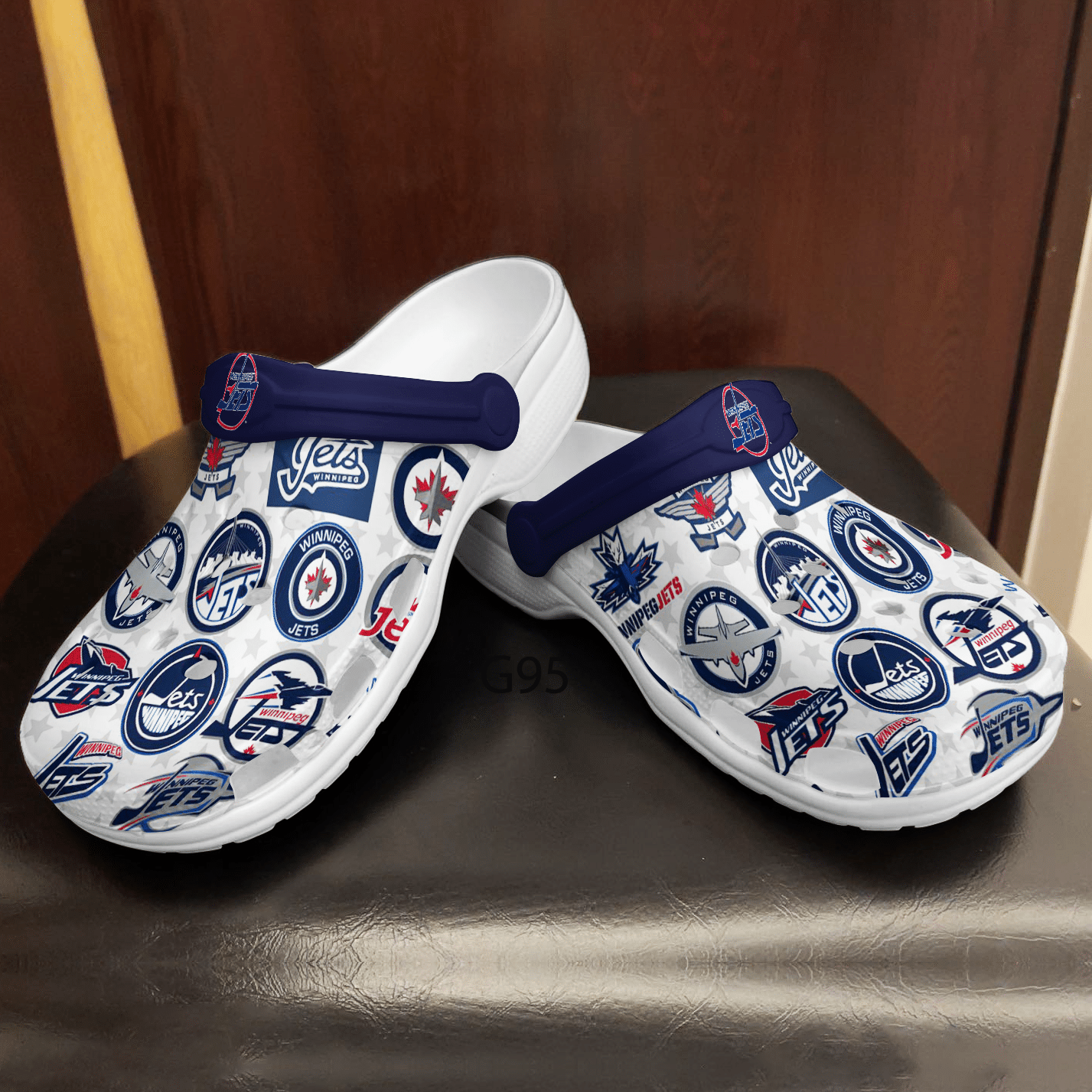 Winnipeg Jets Soft Clogs 1 Winnipeg Jets Soft Clogs