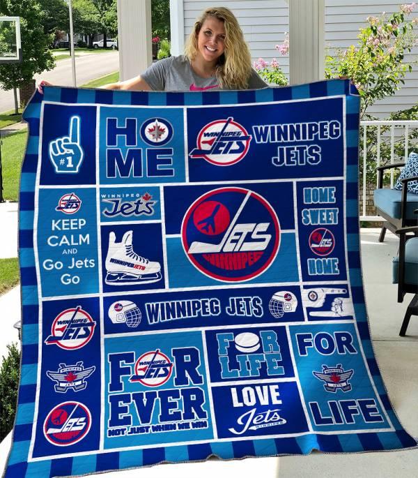 Winnipeg Jets 2 Blanket 1 Winnipeg Jets 2 Blanket