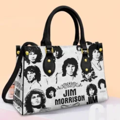 Jim Morrison 2 Leather Handbag