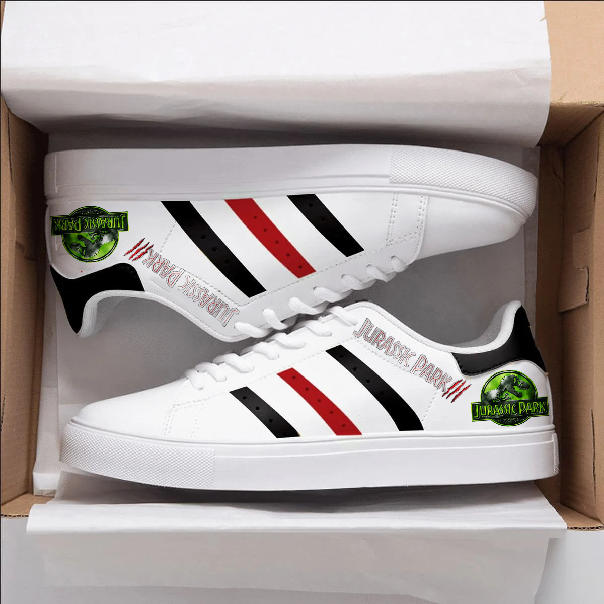 Jurassic Park Stan Smith Shoes 1 Jurassic Park Stan Smith Shoes