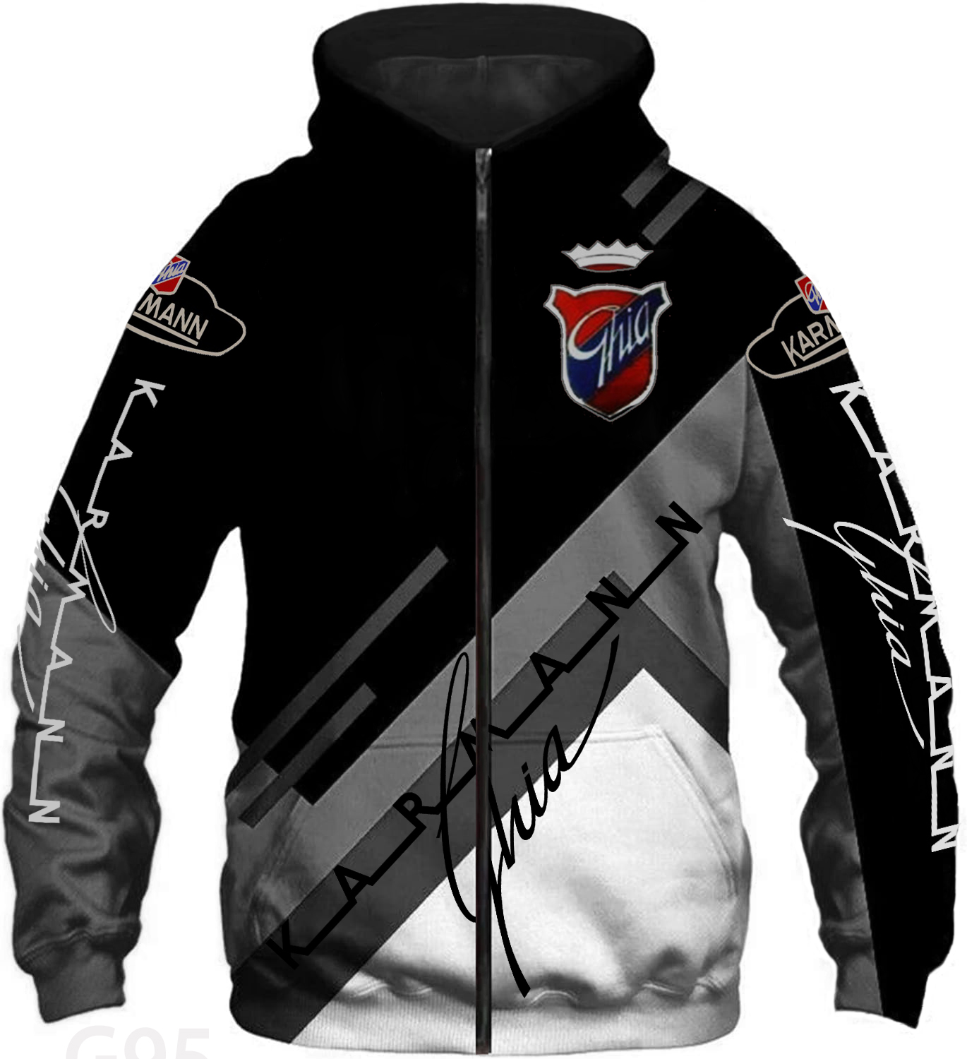 Karmann Ghia Zip 4 Hoodie 1 Karmann Ghia Zip 4 Hoodie