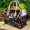 Kiss Band Leather Handbag