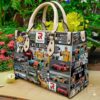 Kyle Busch 1 Leather Handbag
