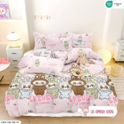Labubu Lover 2 Bedding Set