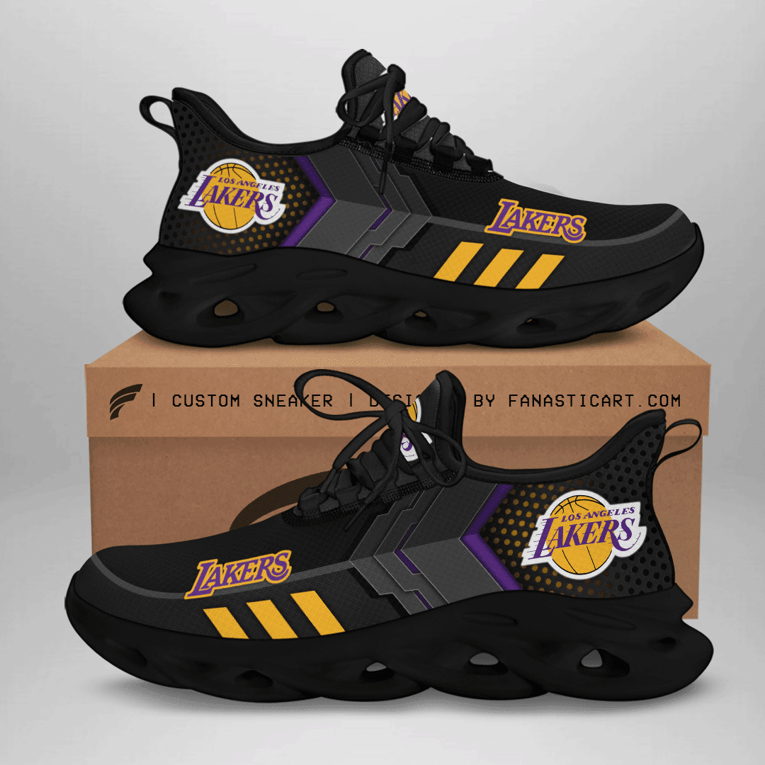 Los Angeles Lakers Dark Form Max Soul Shoes 1 Los Angeles Lakers Dark Form Max Soul Shoes
