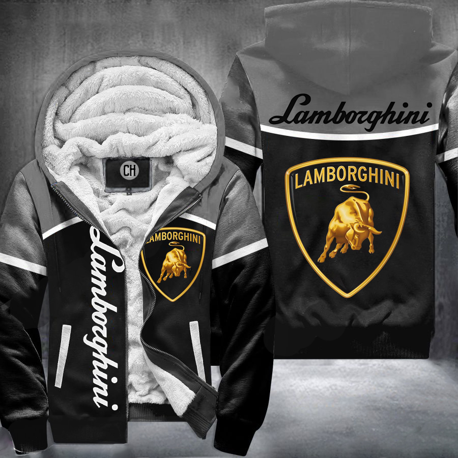 Lamborghini Black Fleece Jacket 1 Lamborghini Black Fleece Jacket