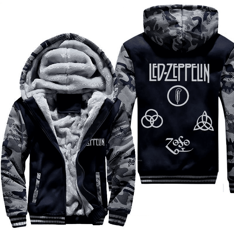 Led Zeppelin Fleece Jacket 1 Led Zeppelin Fleece Jacket