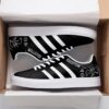 Led Zeppelin Black Stan Smith Shoes
