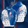 Los Angeles Dodgers A00 Hoodie Zip Hoodie 3D