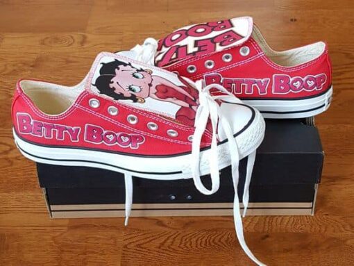 Betty Boop 01 Low Top Shoes 1 Betty Boop 01 Low Top Shoes
