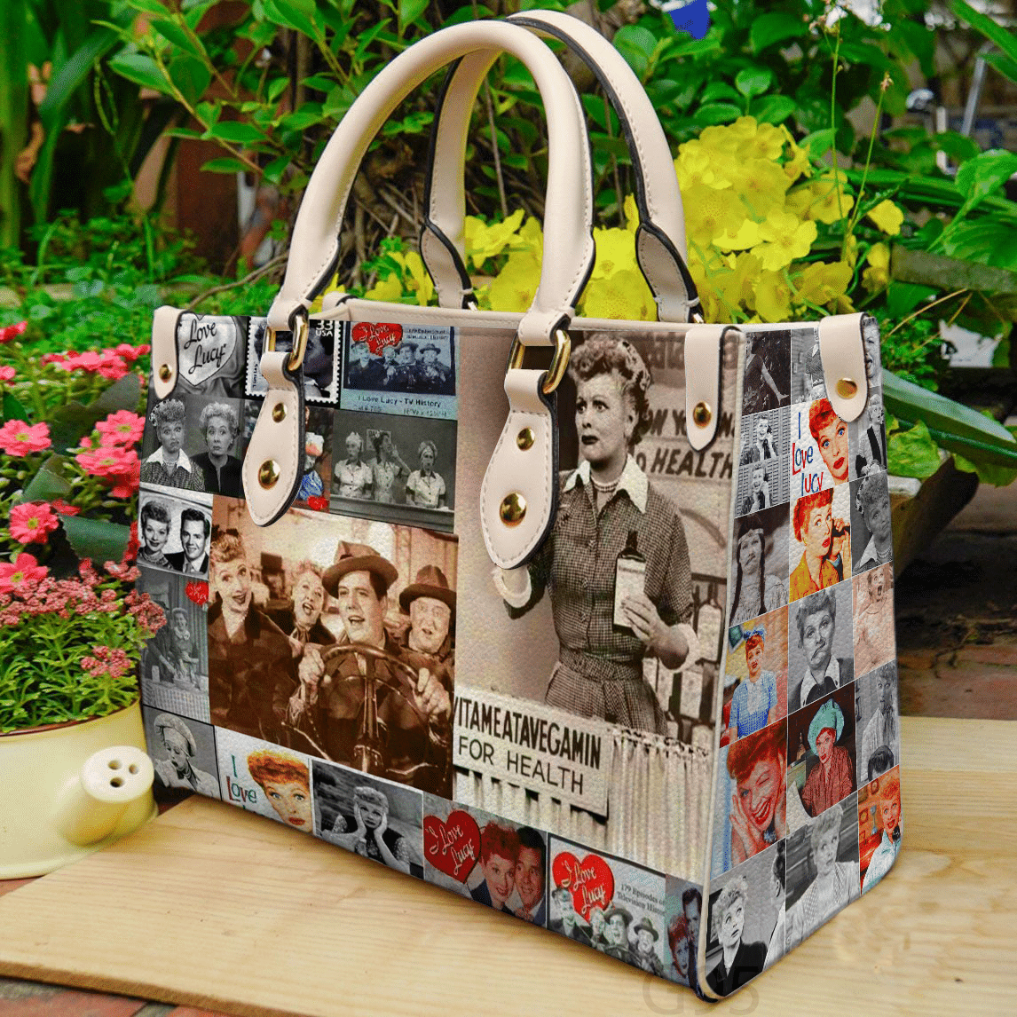 I Love Lucy 1 Leather Handbag 1 I Love Lucy 1 Leather Handbag