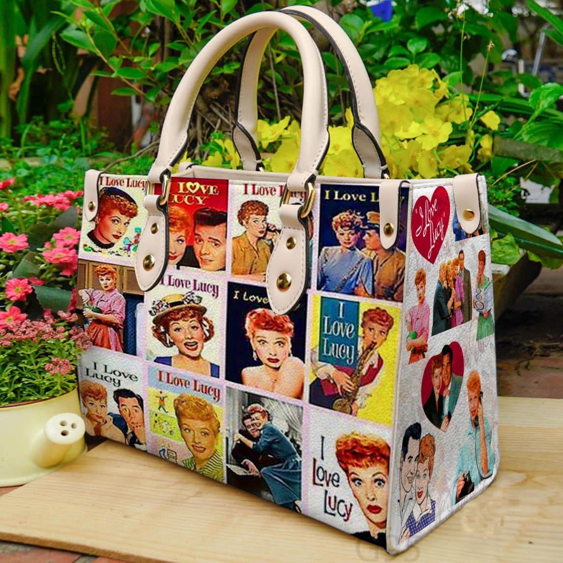 I Love Lucy 2 Leather Handbag 1 I Love Lucy 2 Leather Handbag
