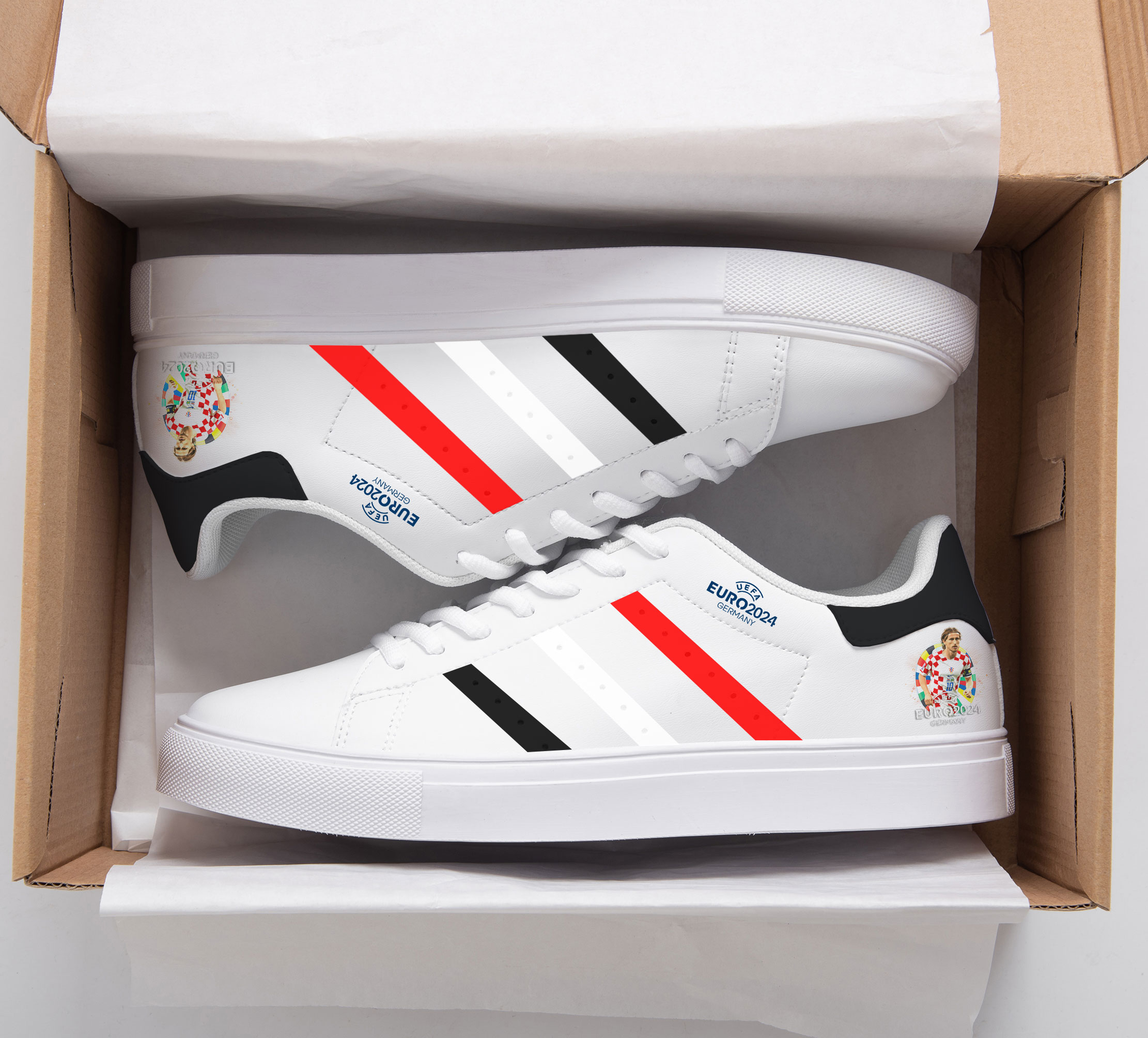 Luka Modric UEFA EURO 2024 Stan Smith Shoes 1 Luka Modric UEFA EURO 2024 Stan Smith Shoes
