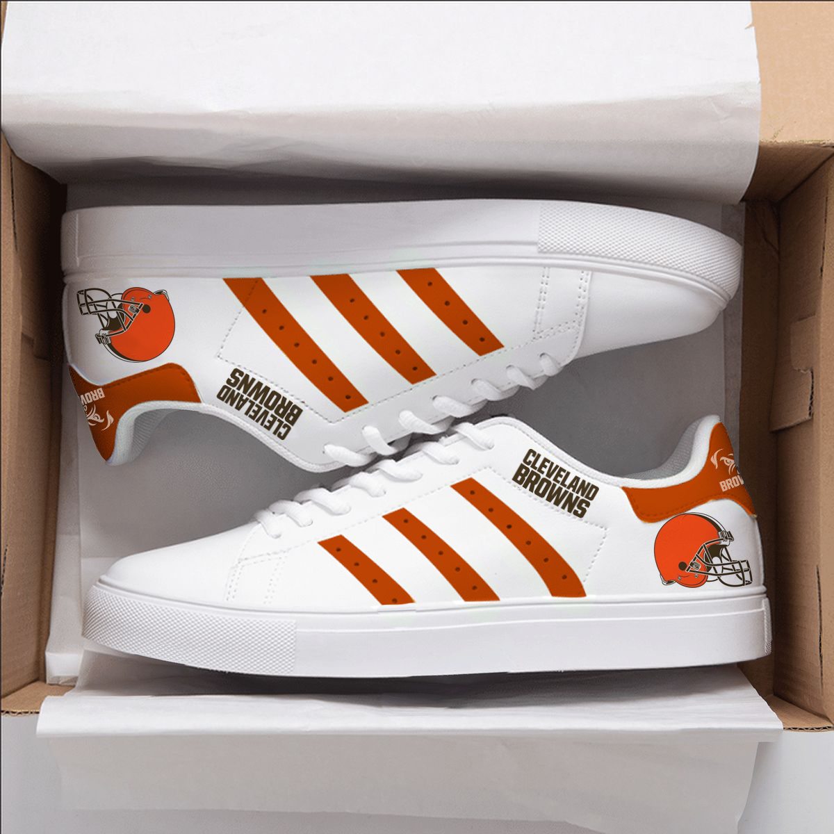 Cleveland Browns Stan Smith Shoes 1 Cleveland Browns Stan Smith Shoes