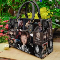 Jelly Roll Leather Handbag