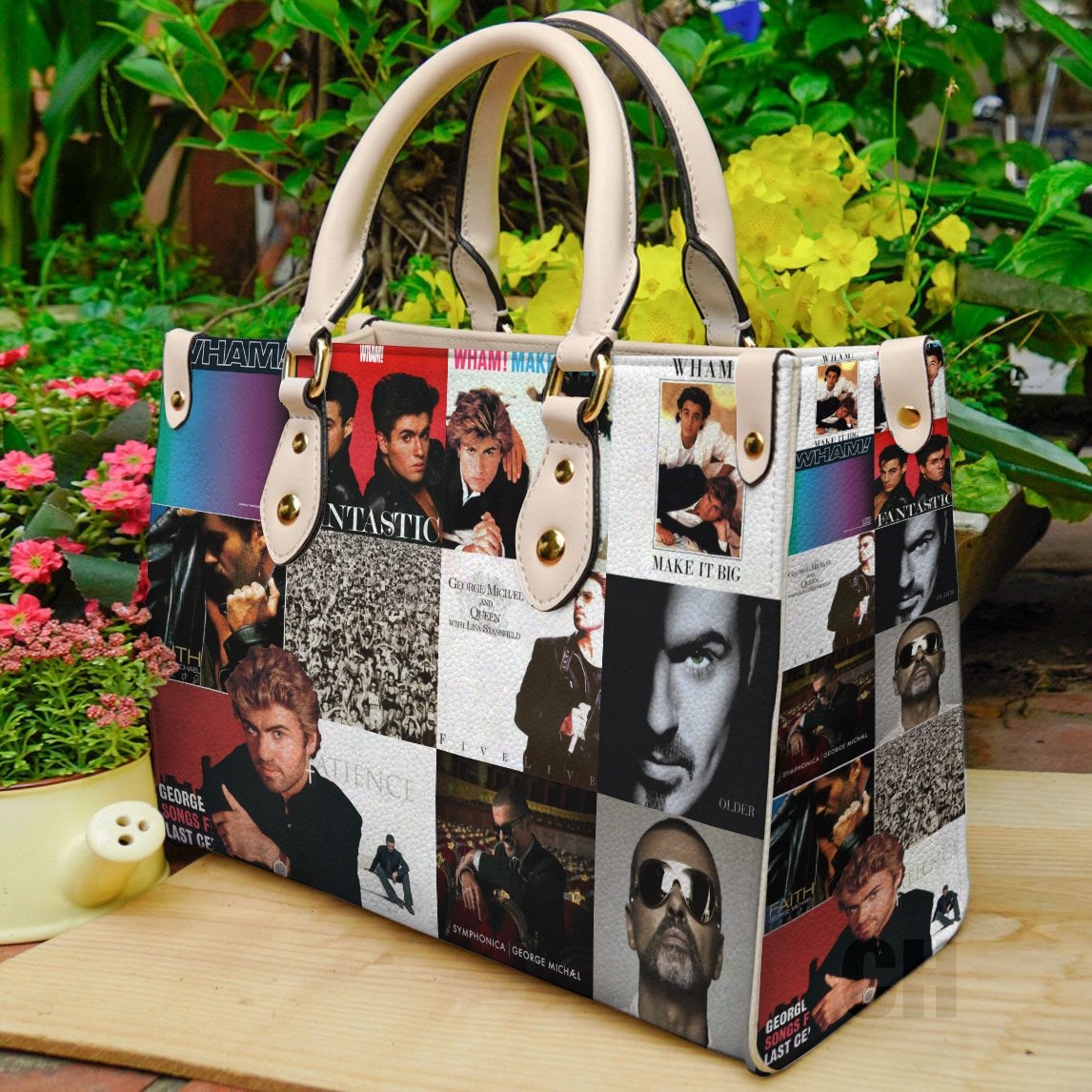 George Michael Leather Handbag 1 George Michael Leather Handbag
