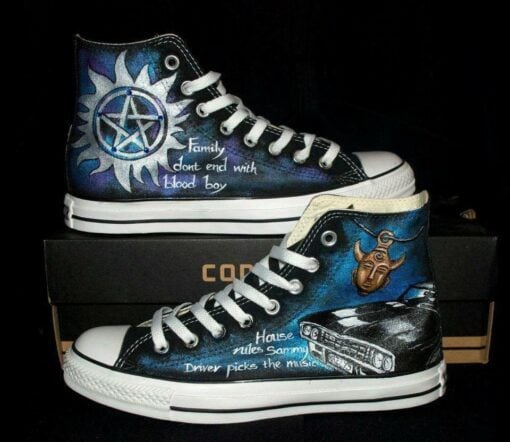 Supernatural High Top Shoes 1 Supernatural High Top Shoes