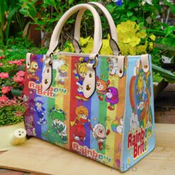 Rainbow Brite Leather Handbag
