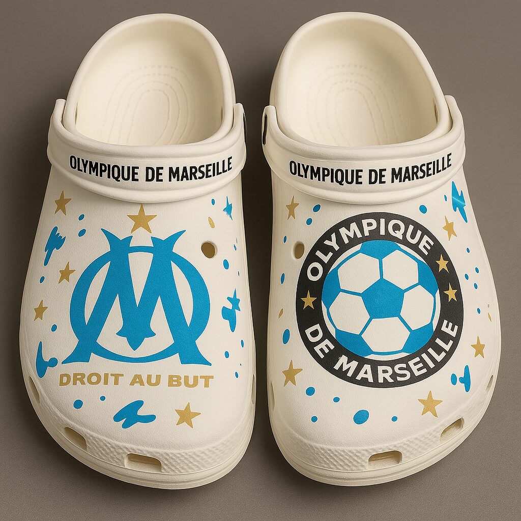 Olympique De Marseille Soft Clogs 1 Olympique De Marseille Soft Clogs