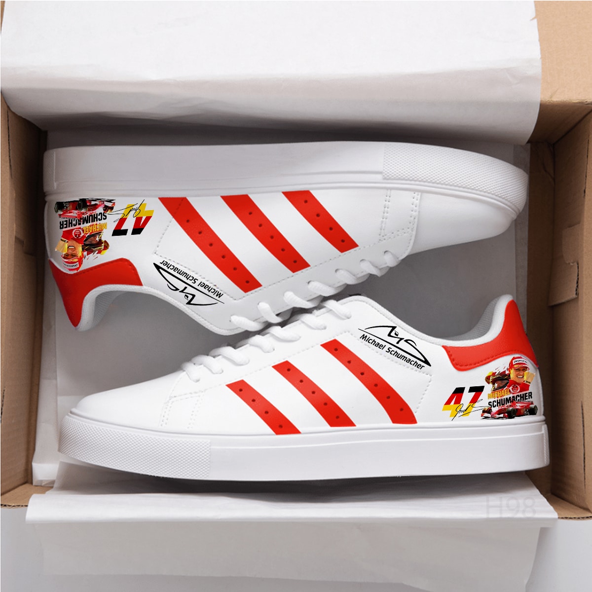 Michael Schumacher A1 Stan Smith Shoes 1 Michael Schumacher A1 Stan Smith Shoes