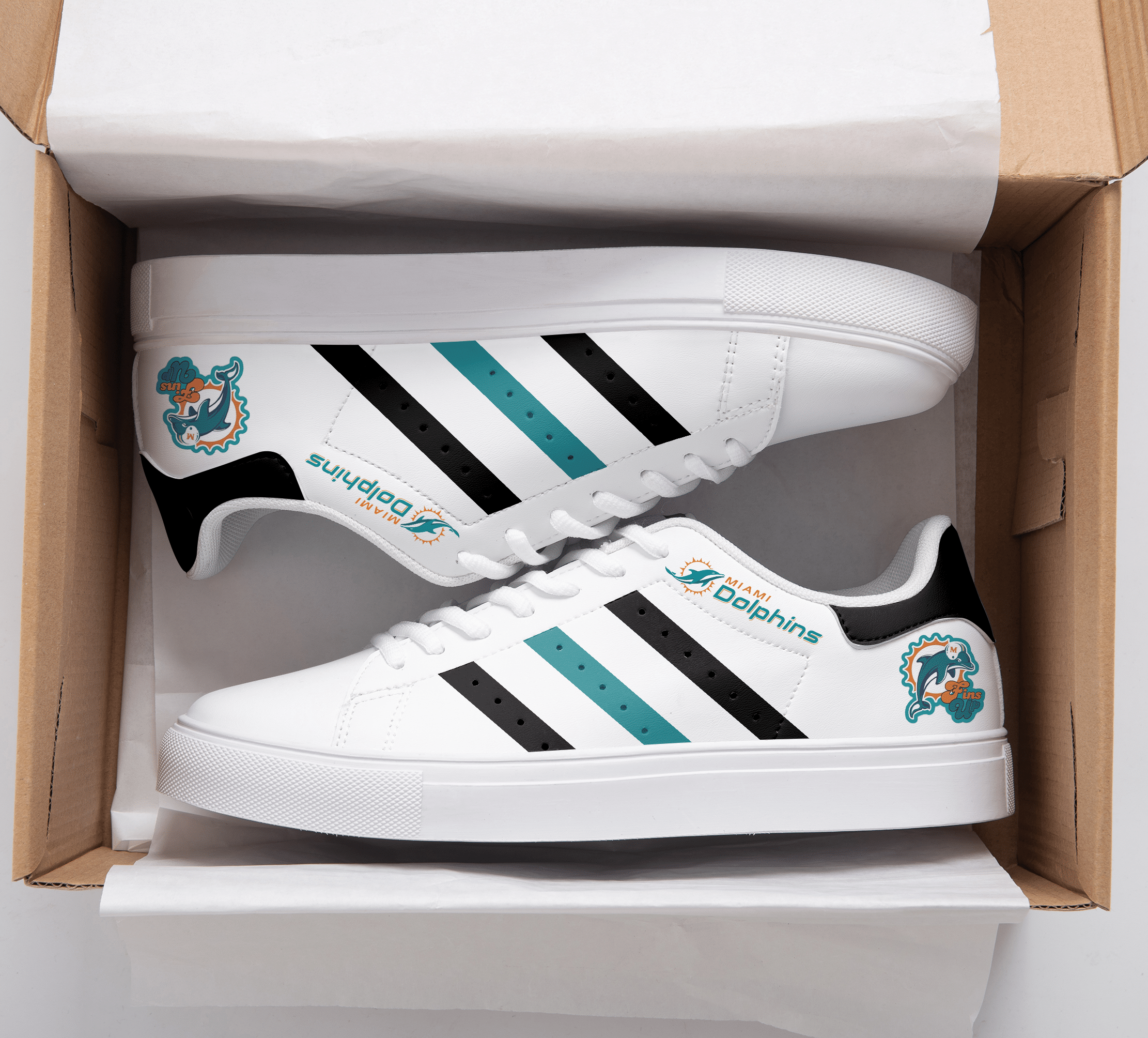 Miami Dolphins 1 Stan Smith Shoes 1 Miami Dolphins 1 Stan Smith Shoes