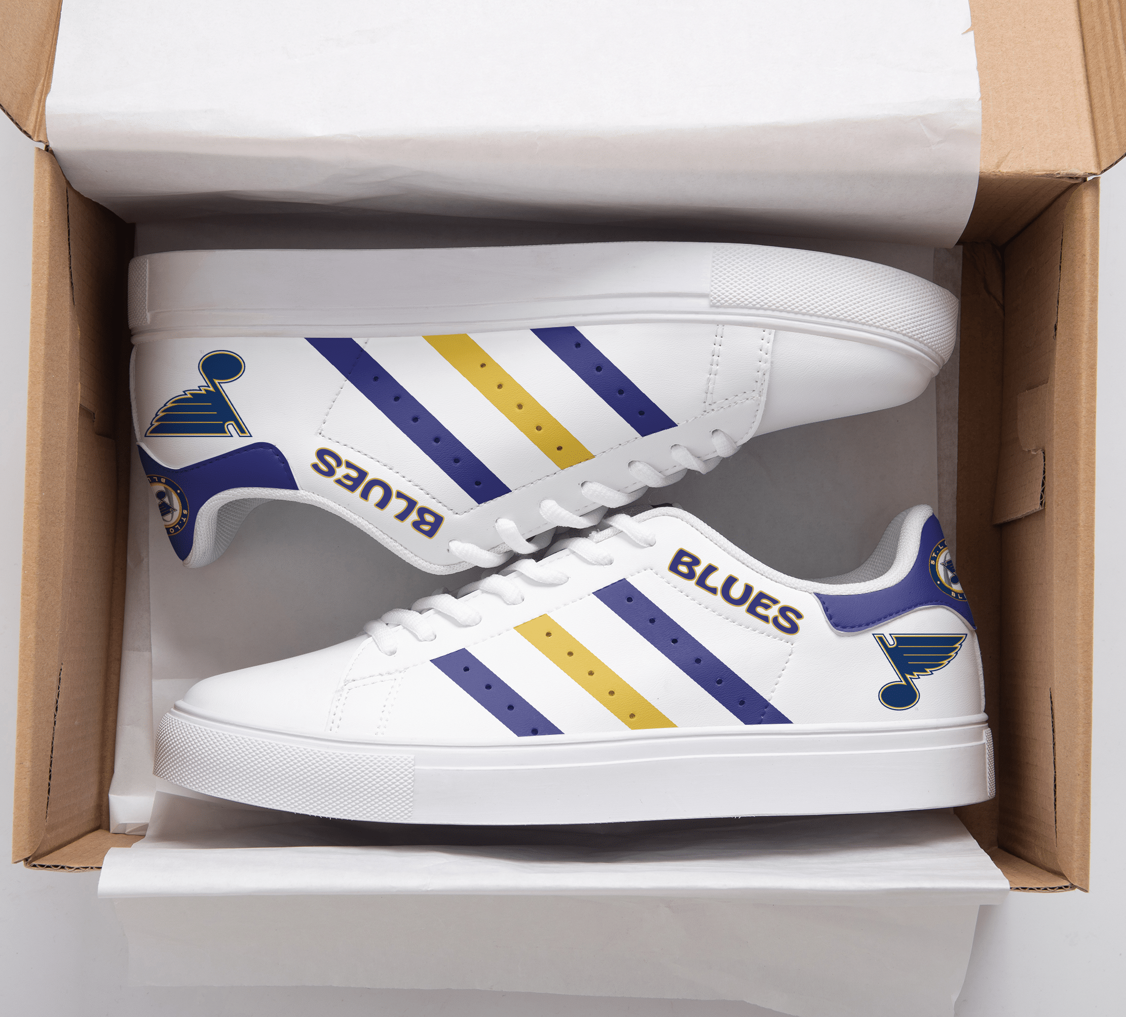 St. Louis Blues Stan Smith Shoes 1 St. Louis Blues Stan Smith Shoes
