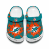 Miami Dolphins Soft Clogs