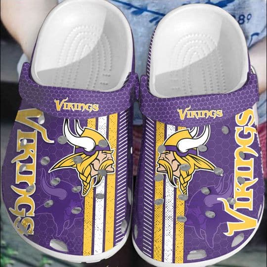 Minnesota Vikings Soft Clogs 1 Minnesota Vikings Soft Clogs