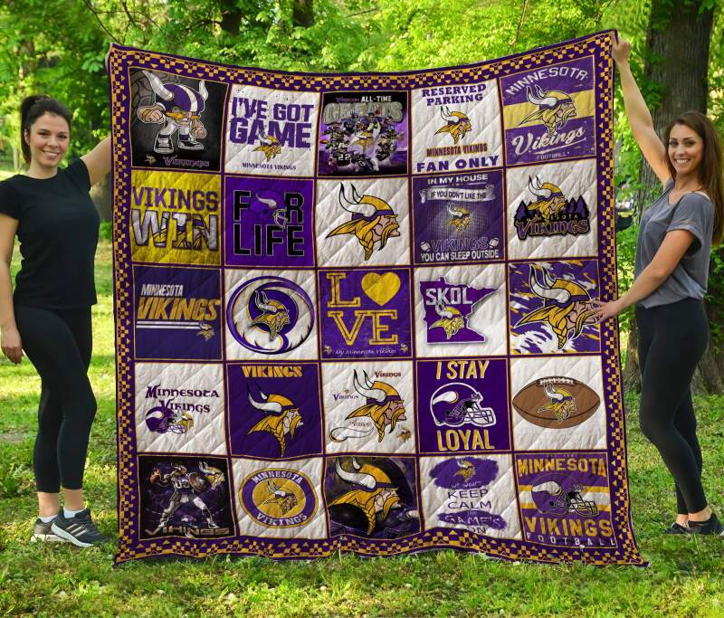 Minnesota Vikings 2 Blanket 1 Minnesota Vikings 2 Blanket