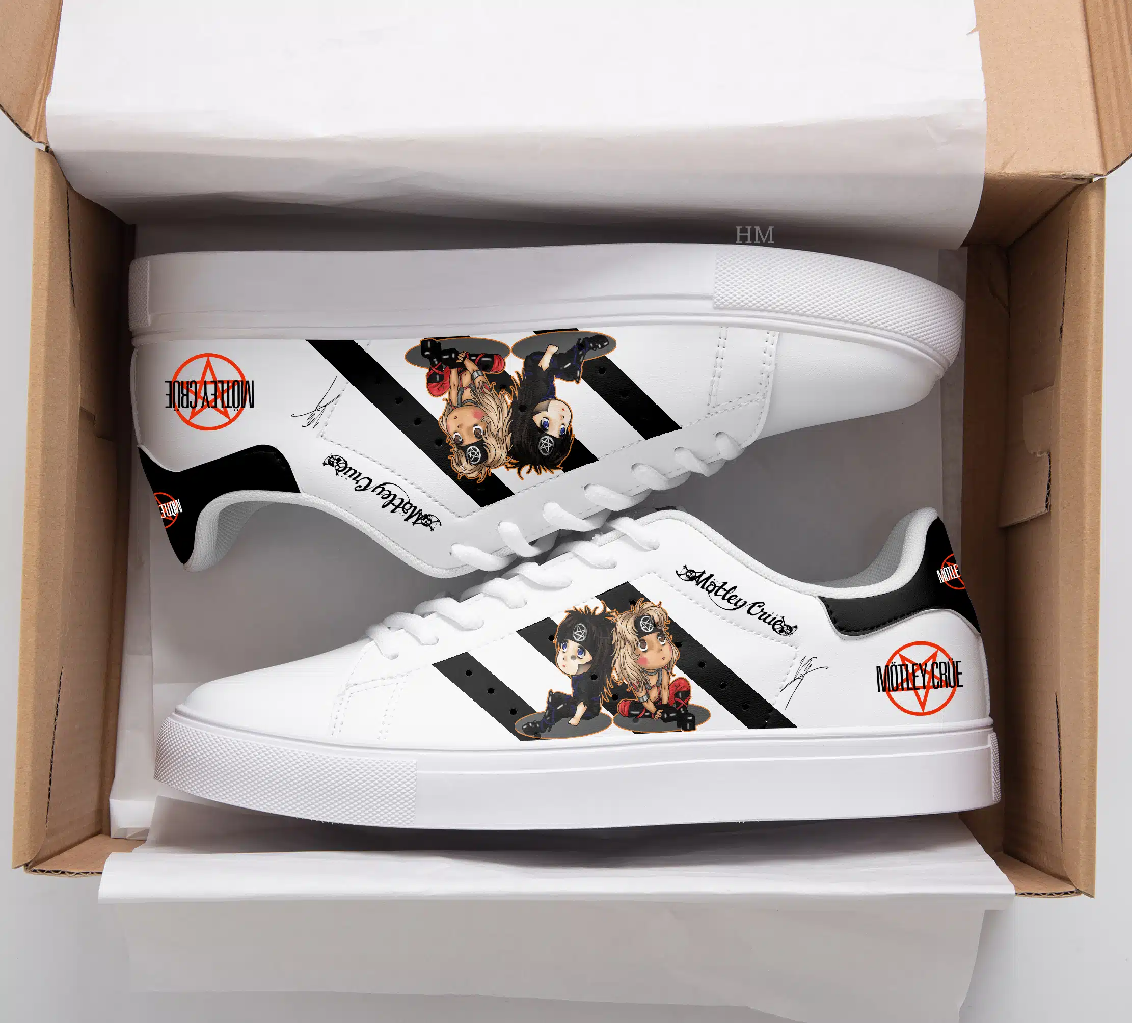 Motley Crue 2 Stan Smith Shoes 1 Motley Crue 2 Stan Smith Shoes