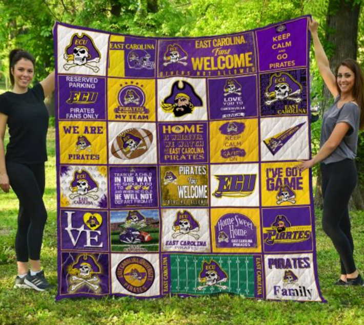 East Carolina Pirates 2 Blanket 1 East Carolina Pirates 2 Blanket