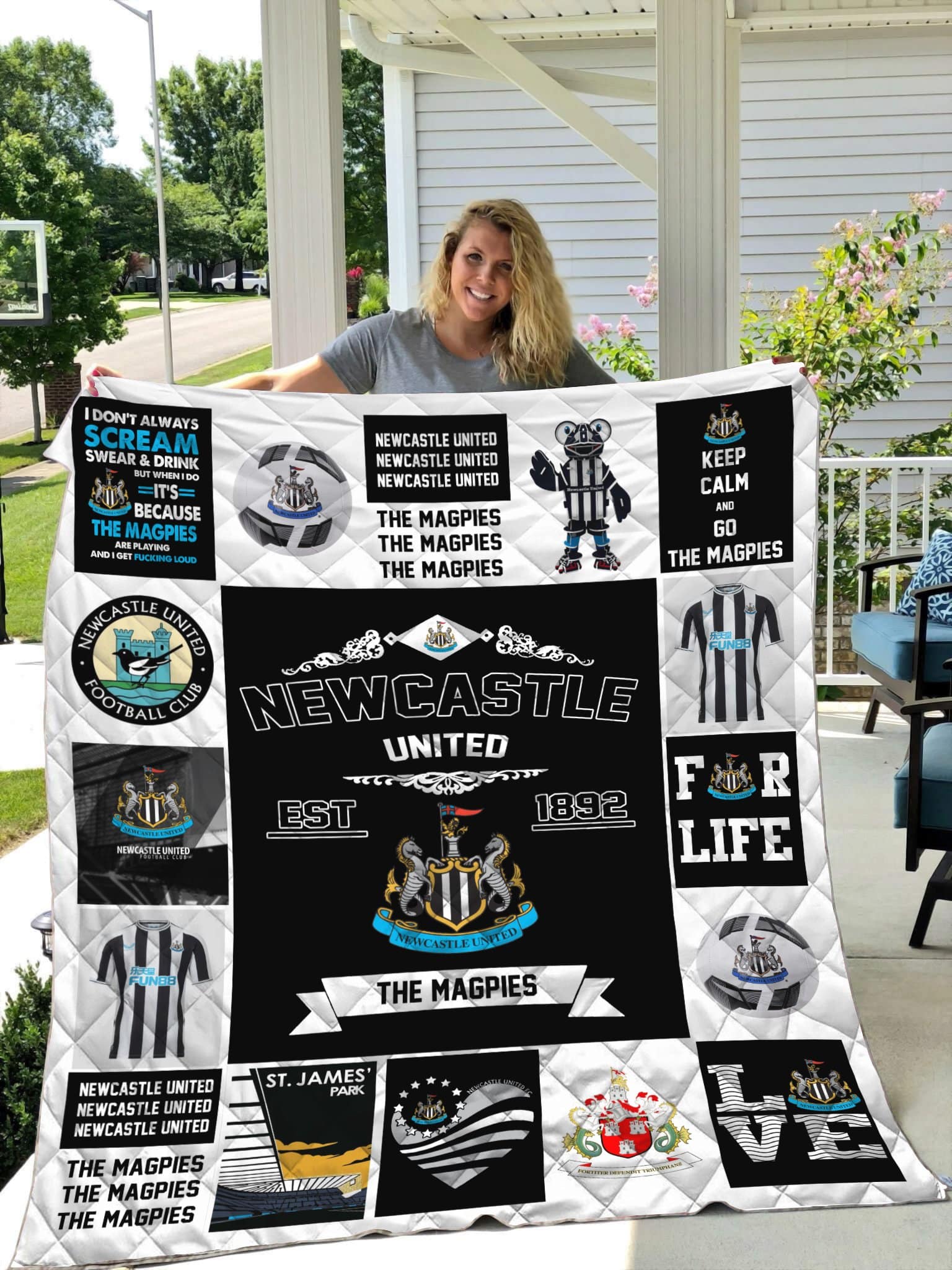 Newcastle United Blanket 1 Newcastle United Blanket