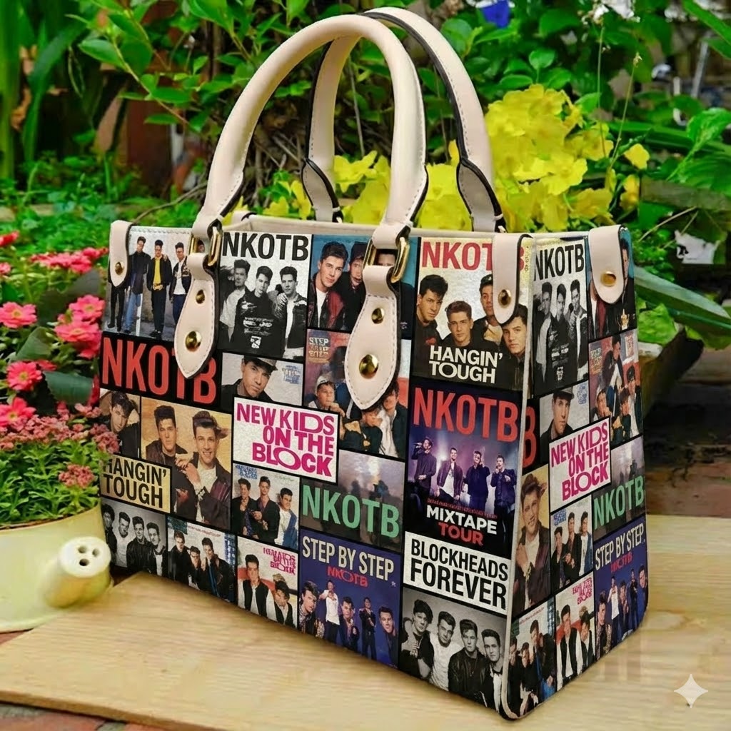 New Kids On The Block 1 Leather Handbag 1 New Kids On The Block 1 Leather Handbag