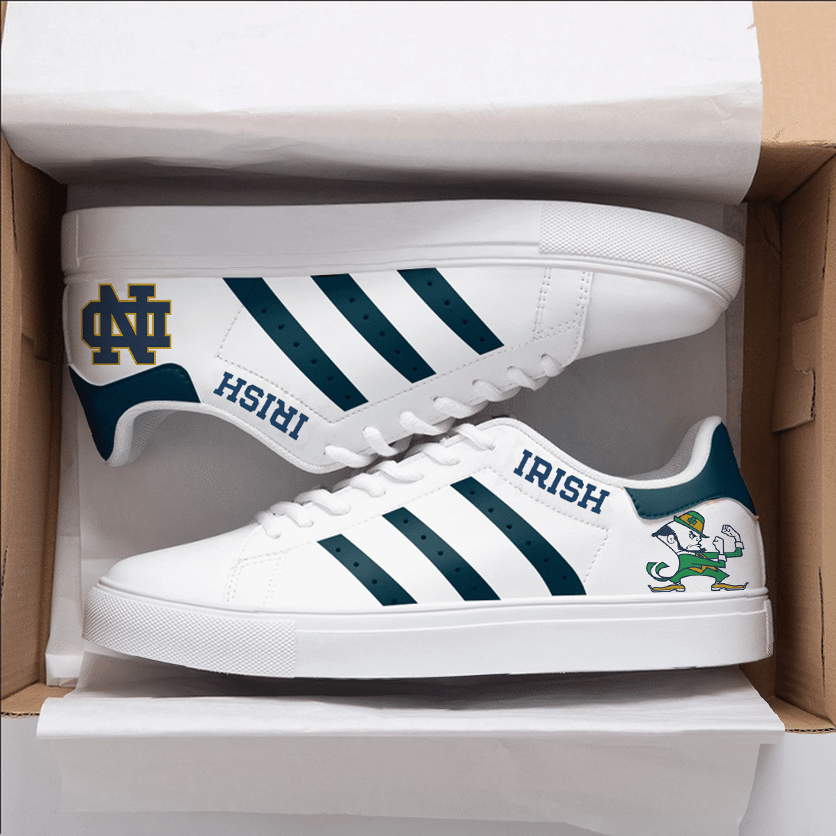Notre Dame Fighting Irish Stan Smith Shoes 1 Notre Dame Fighting Irish Stan Smith Shoes