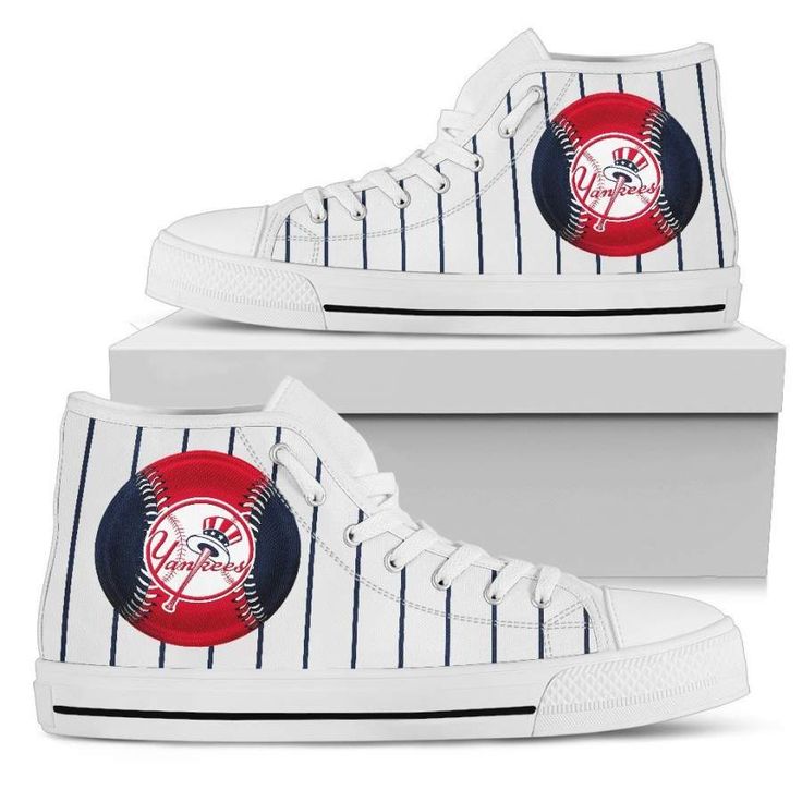 New York Yankees High Top Shoes 1 New York Yankees High Top Shoes