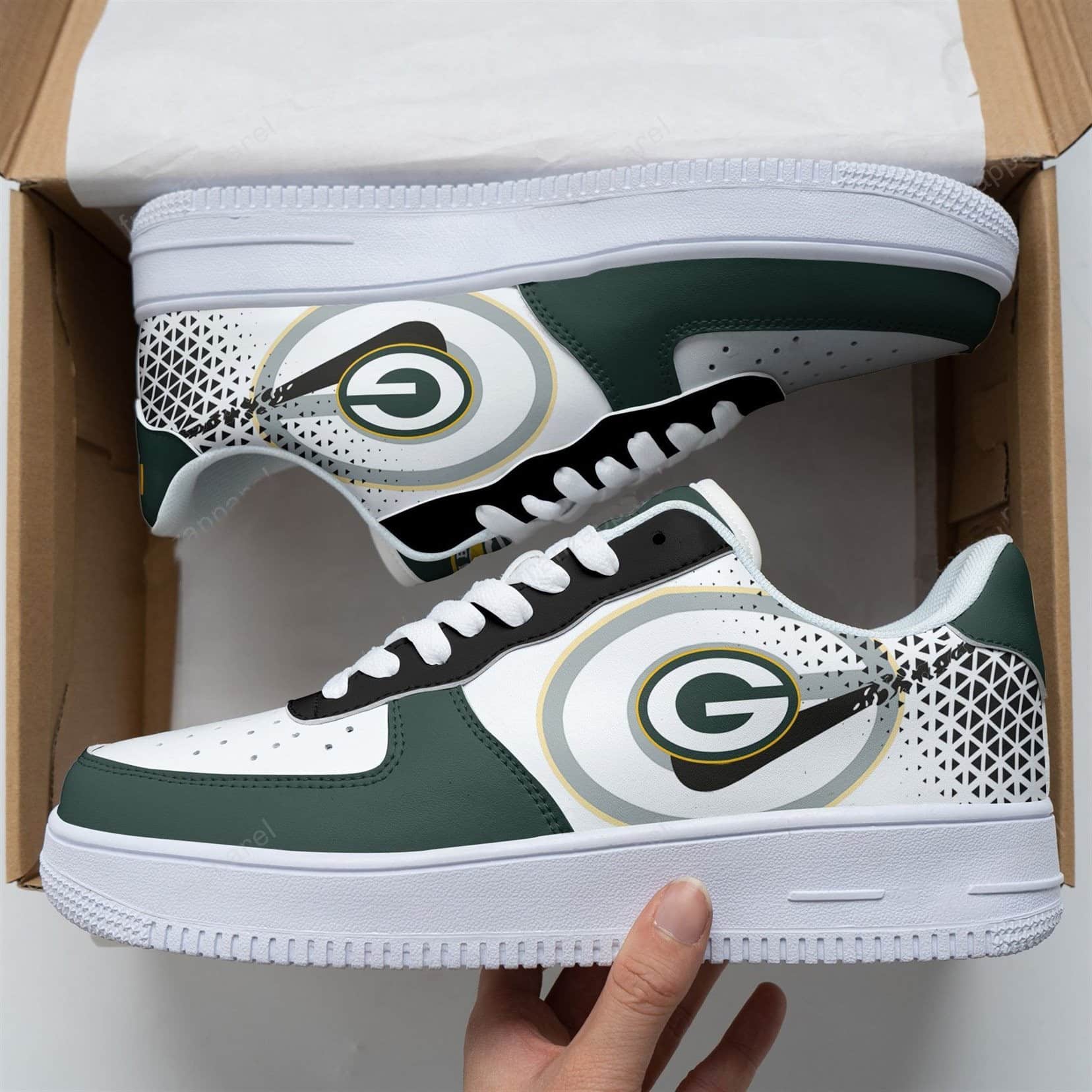 Green Bay Packers Air Force Shoes 1 Green Bay Packers Air Force Shoes