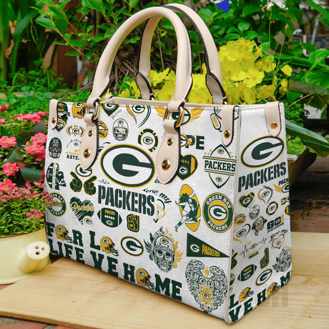 Green Bay Packers Lover Leather Handbag 1 Green Bay Packers Lover Leather Handbag