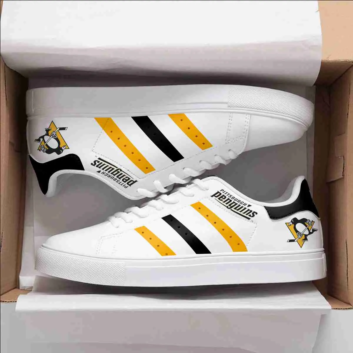 Pittsburgh Penguins 3 Stan Smith Shoes 1 Pittsburgh Penguins 3 Stan Smith Shoes