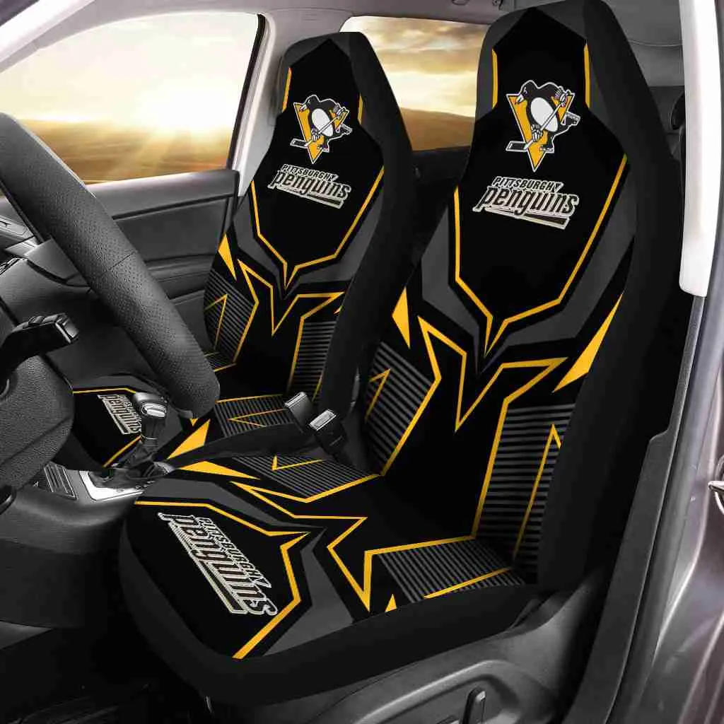 Pittsburgh Penguins 2 Seat Covers 1 Pittsburgh Penguins 2 Seat Covers
