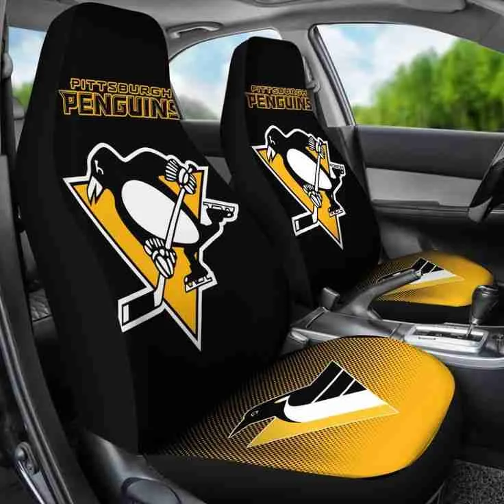 Pittsburgh Penguins 3 Seat Covers 1 Pittsburgh Penguins 3 Seat Covers