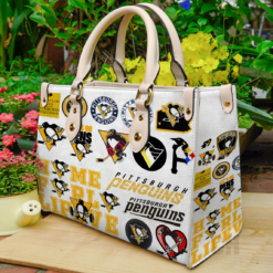 Pittsburgh Penguins 2 Leather Handbag
