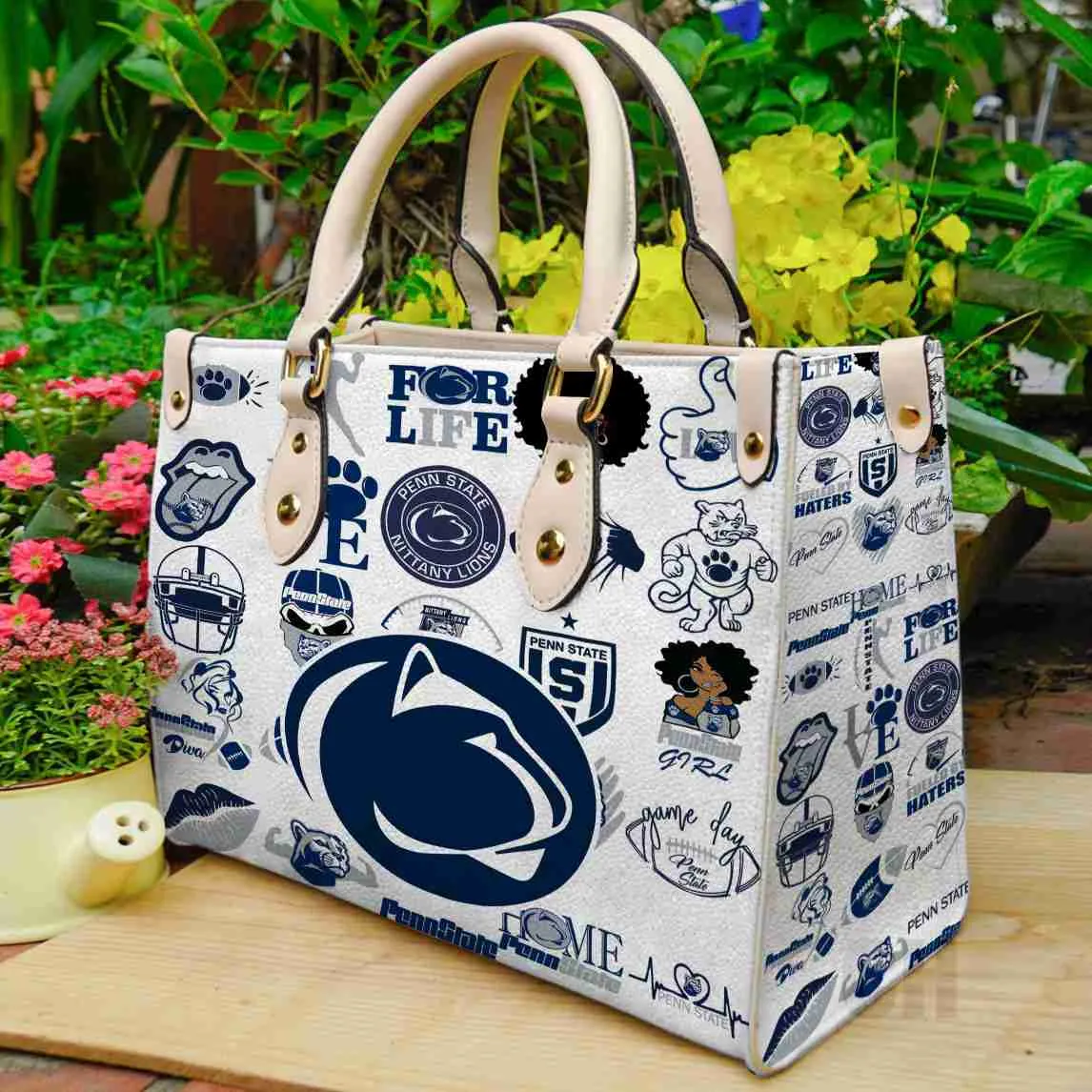Penn State Nittany Lions Leather Handbag 1 Penn State Nittany Lions Leather Handbag