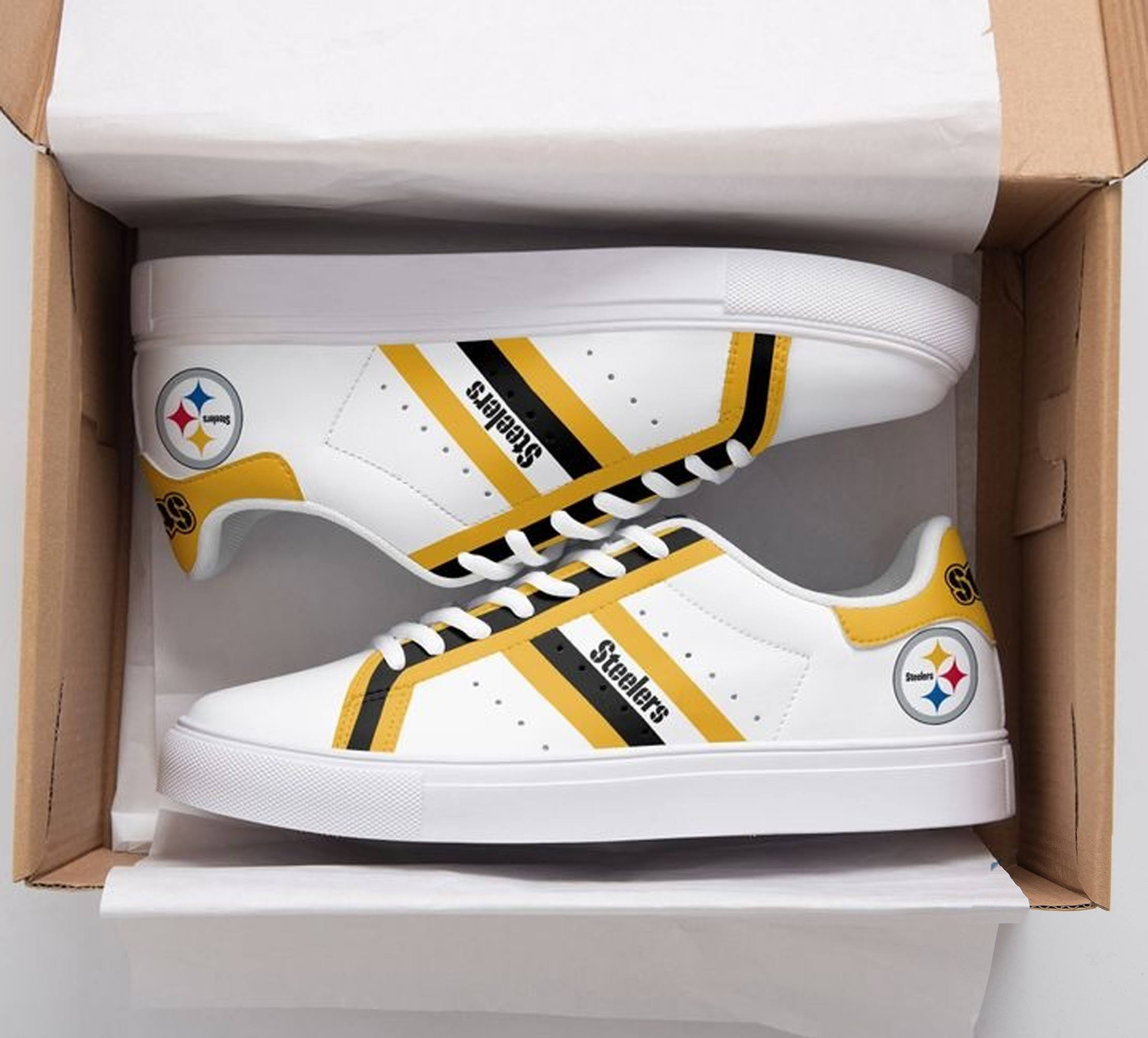 Pittsburgh Steelers 3 Stan Smith Shoes 1 Pittsburgh Steelers 3 Stan Smith Shoes