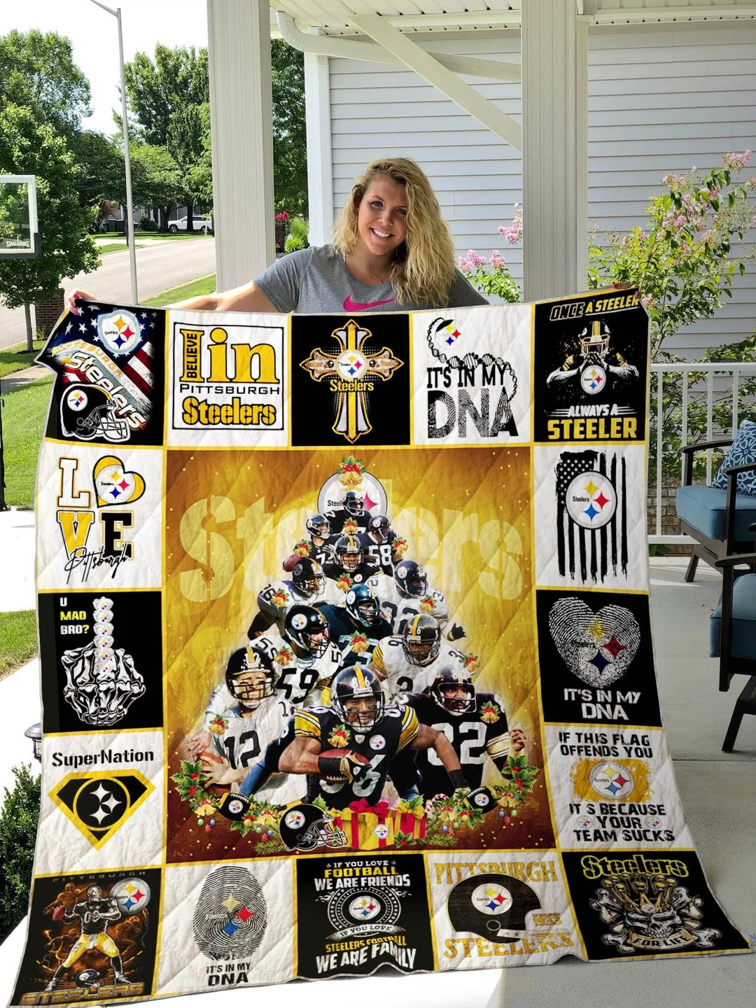 Pittsburgh Steelers 2 Blanket 1 Pittsburgh Steelers 2 Blanket