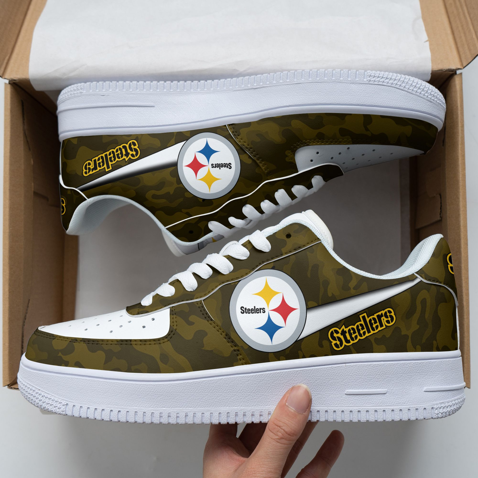 Pittsburgh Steelers A1 Stan Smith Shoes 1 Pittsburgh Steelers A1 Stan Smith Shoes