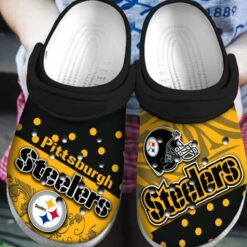 Pittsburgh Steelers Soft Clogs